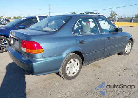 1997 Honda Civic Lx z USA, uszkodzony, nr VIN 2HGEJ667XVH540308